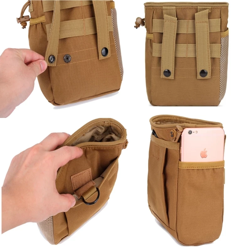 Bolsa táctica de descarga, bolsa de munición de recuperación Molle, Accesorio militar para pistola de Airsoft de caza, artículos diversos - imagen 5