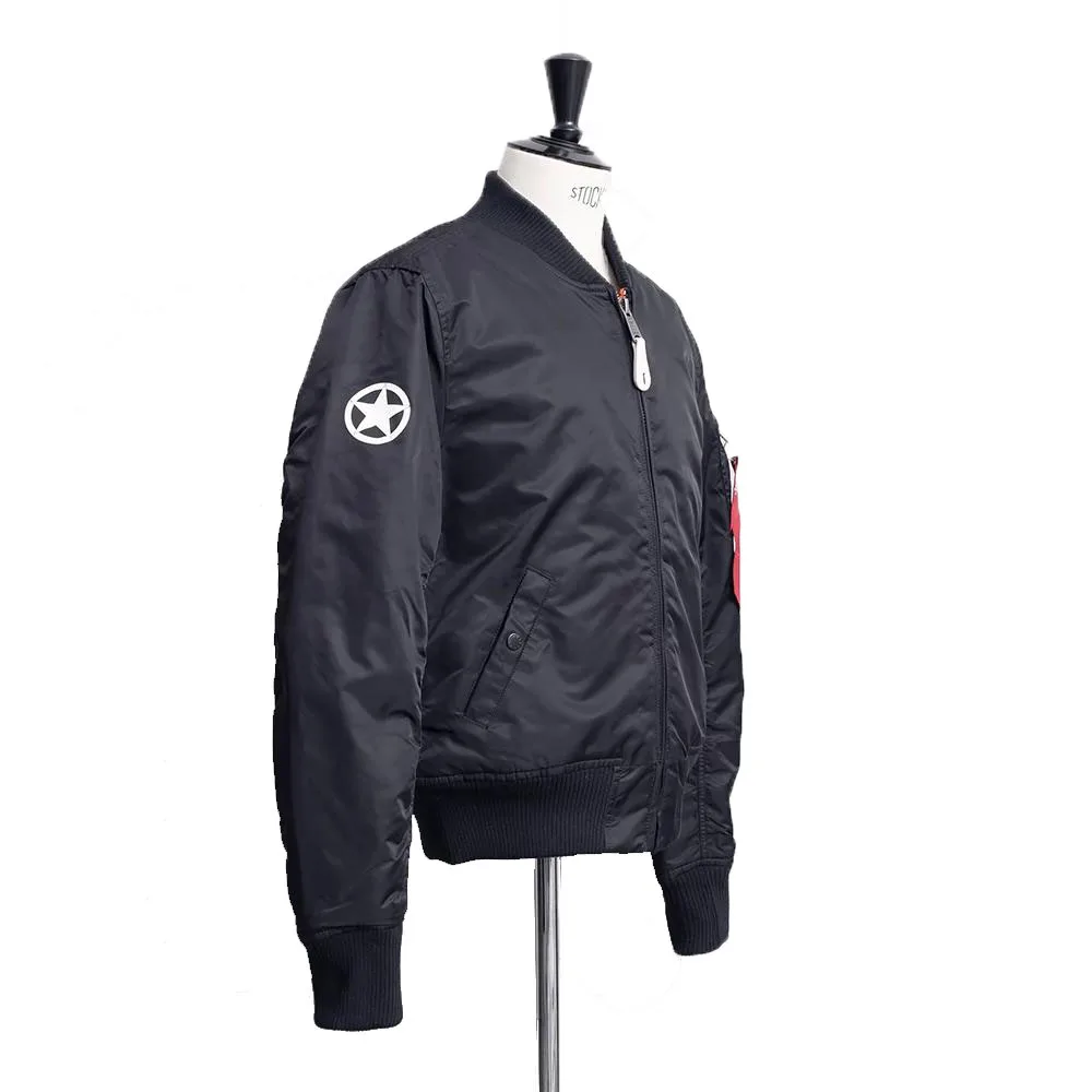 Traje de béisbol MA-1, chaqueta de vuelo a prueba de viento, cálida, holgada, de nailon, para entrenamiento recreativo y deportivo - imagen 3