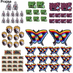 Parche táctico Prajna calavera punk bordado