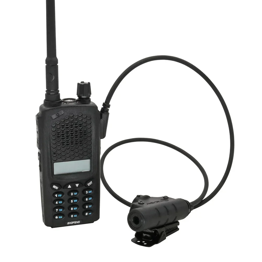 TCIHEADSET U94 V2 PTT auriculares tácticos Airsoft adaptador de disparo enchufe para Ken /Motorola 2 vías/Motorola/ICOM/media/teléfono - imagen 4