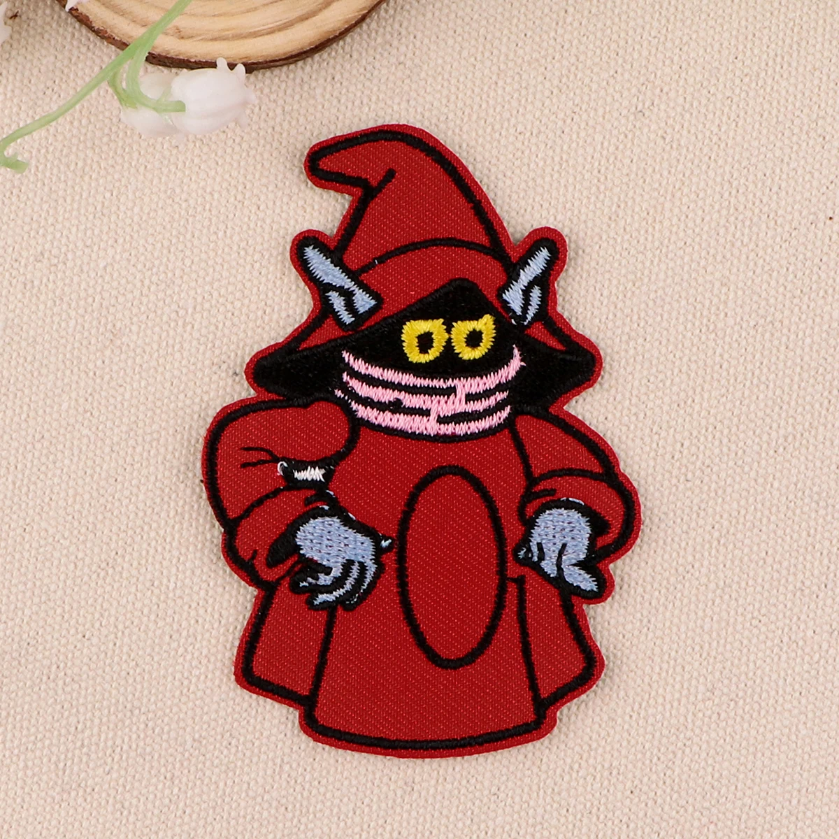 Parche bruja bordado termo adhesivo para ropa estilo Anime - imagen 3