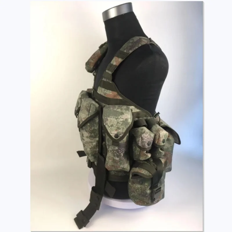 Equipo de transporte de combate, chaleco táctico Individual, conjunto de 11 piezas, Trekking al aire libre, equipo de caza, paquete de munición - imagen 5