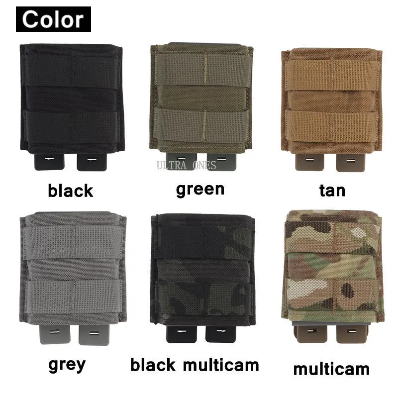 Bolsa táctica Molle 5,56 Mag, para caza al aire libre, caza, combate, juego de guerra, linterna - imagen 2