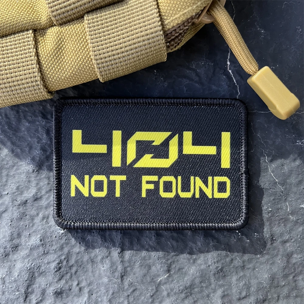 Parche táctico de moral sin fondo, brazalete del ejército militar, equipo para exteriores, mochila, pegatina decorativa con gancho y bucle impreso, 404 - imagen 4