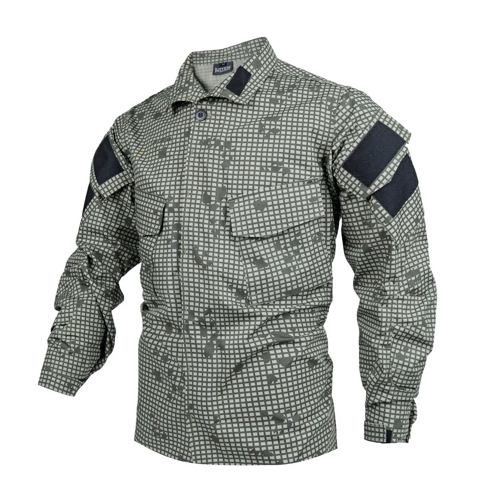 Camisa táctica manga larga camuflaje nocturno desértico rayas tigre - imagen 5