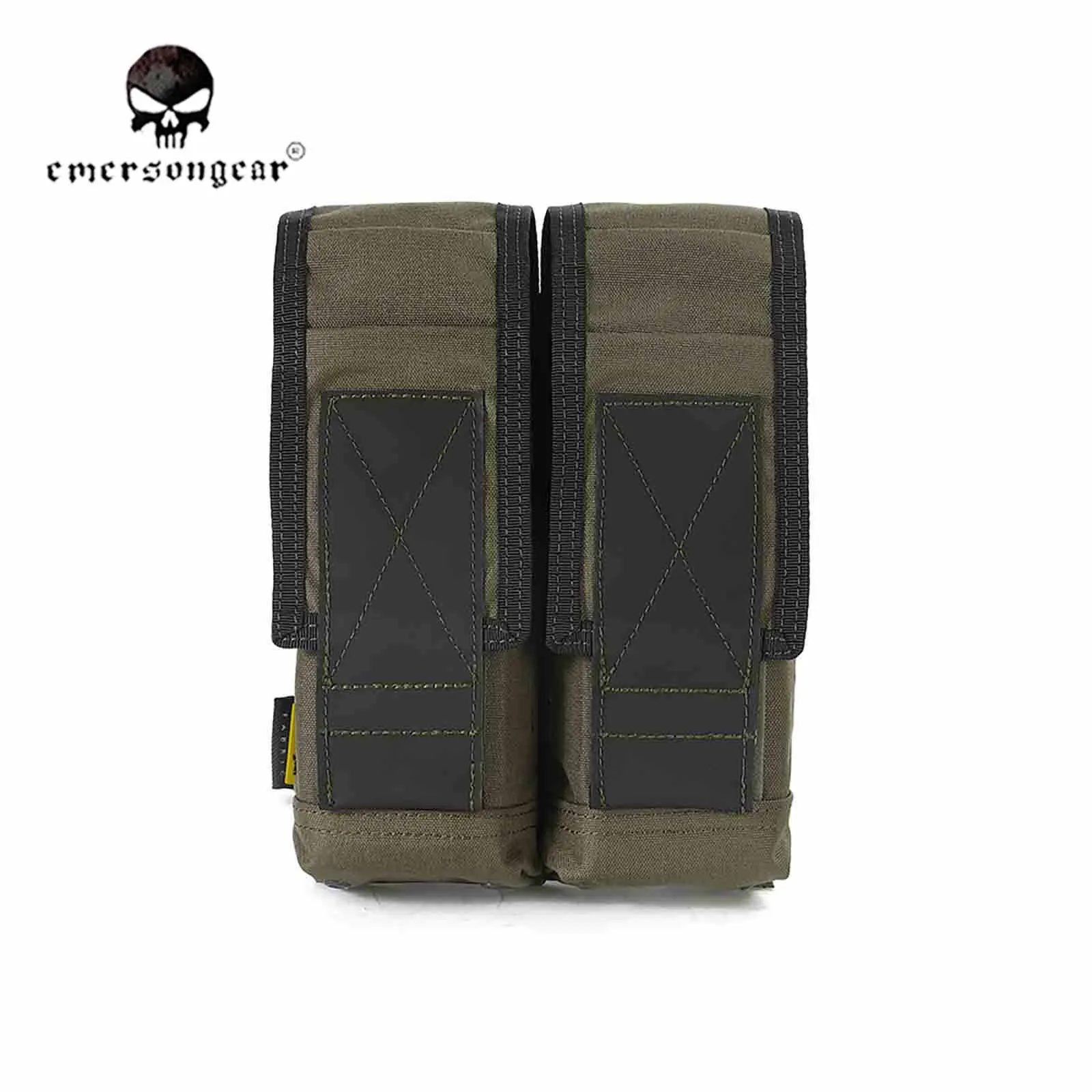 Emerson-bolsa táctica doble para revista, para AK Airsoft, caza, deportes de combate, nailon em6411 7,62 - imagen 4
