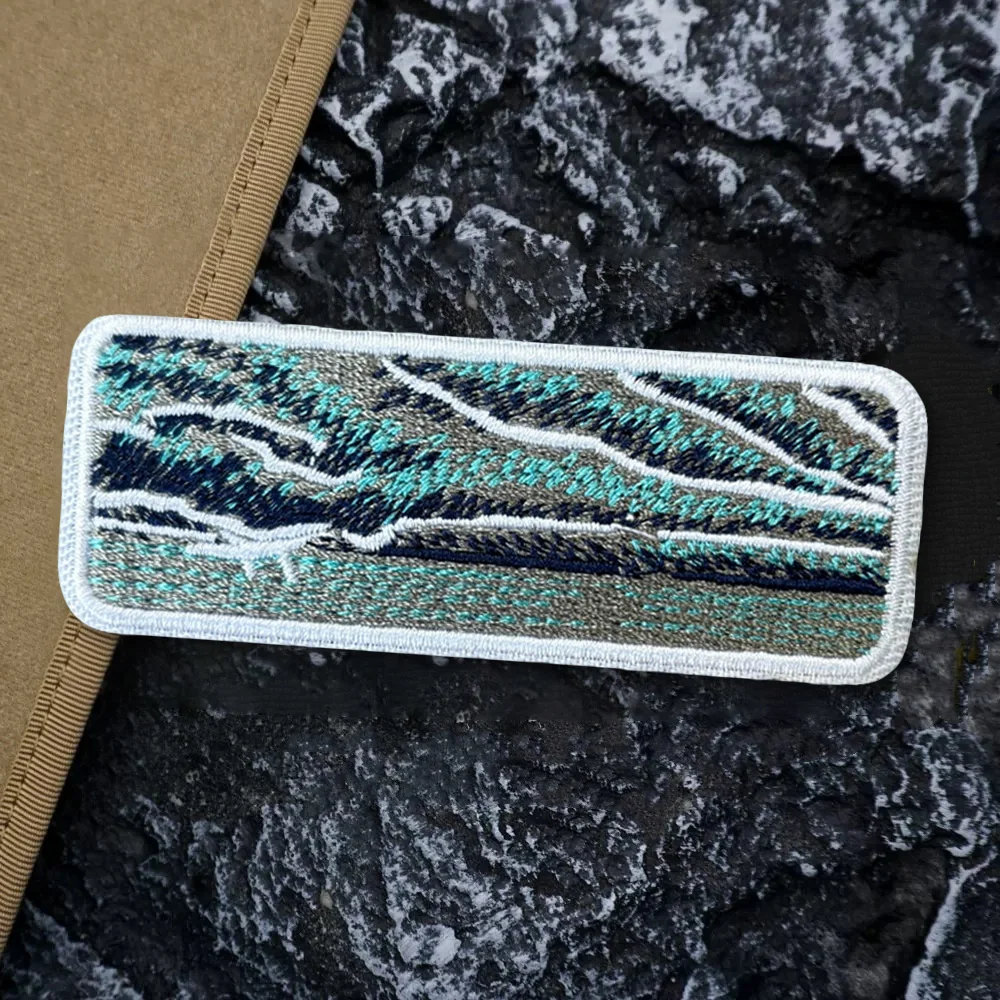 Parche táctico ondulado, parches bordados divertidos con gancho y bucle, insignia de moral, brazalete del ejército militar, pegatinas para mochila - imagen 4