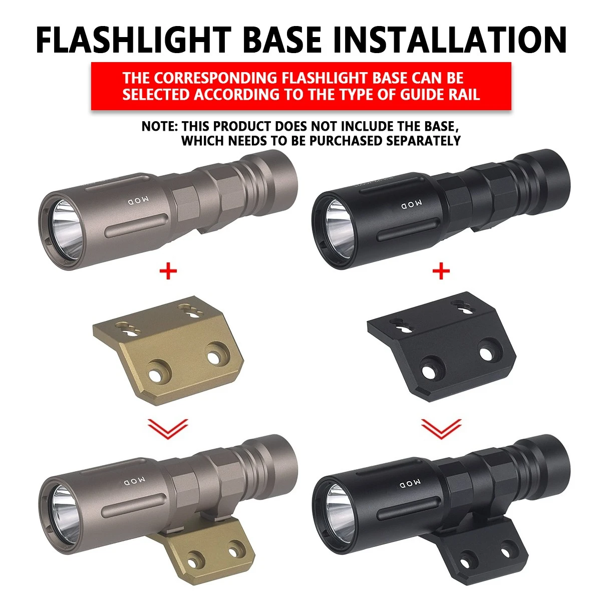 MOD Metal OKW foco versión PLH-V2 linterna 1000lm linterna de luz fuerte LED V2 luz de explorador armas de caza luz - imagen 2