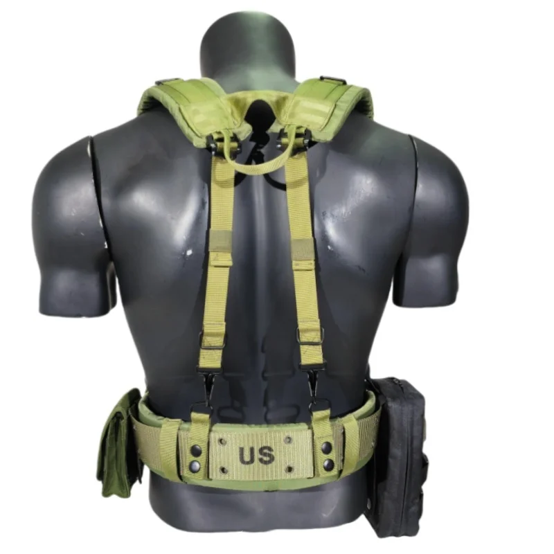 Arnés de pecho táctico tipo H de liberación rápida con correas dobles para los hombros y correa en Y para un alivio de presión de carga mejorado Co - imagen 3