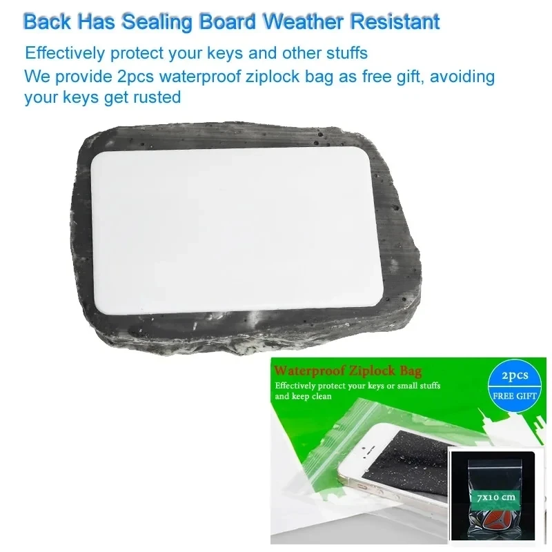 Caja de Seguridad portátil impermeable con forma de piedra de roca, caja fuerte de repuesto para el hogar, jardín al aire libre, cajas fuertes para llaves RV, compartimento de almacenamiento secreto oculto - imagen 4