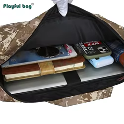 Bolsa de mensajero táctica camuflaje para portátil
