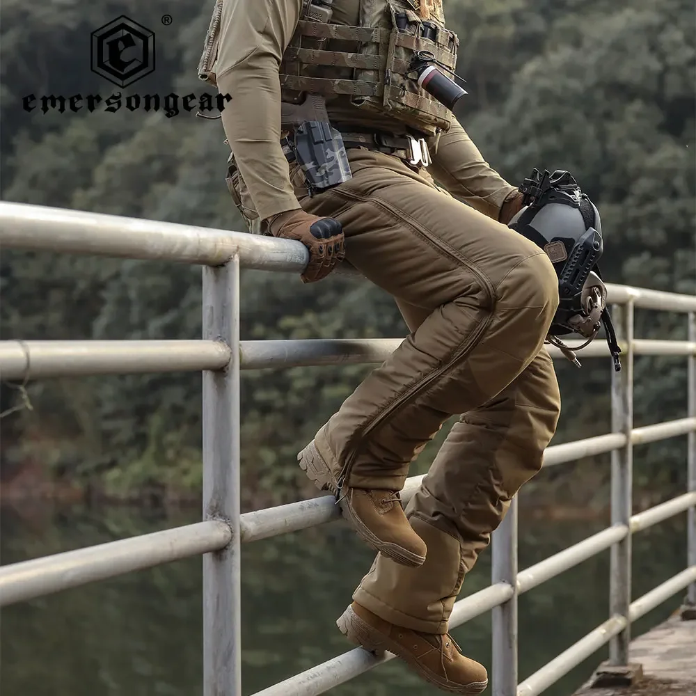 Emersongear, pantalones térmicos impermeables de invierno para hombre, pantalones de nieve a prueba de viento, esquí, caza, senderismo, monos tácticos para clima frío - imagen 2