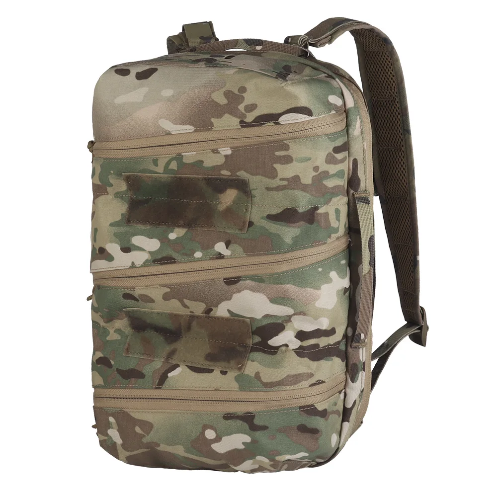 Bolsa DELTA estilo SS para caza al aire libre, mochila médica de asalto compacta táctica, pesca, Camping, motocicleta, Panel trasero multiusos - imagen 3