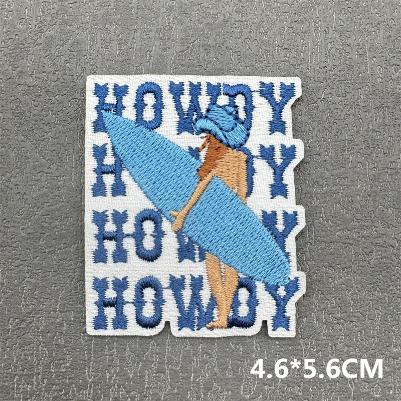 Parche de dibujos animados, parches bordados DIY para ropa, insignia de rayas, parches de letras/dados para chaqueta, parche para planchar en ropa - imagen 4