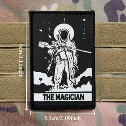 Parche táctico moral Tarot operador – enganche y bucle para mochila
