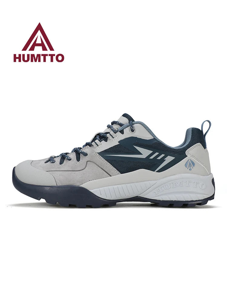 Zapatos de senderismo de piel de vaca HUMTTO, zapatos de escalada para deportes al aire libre de invierno para hombre, botas de caza, botas de viaje al aire libre, zapatillas de senderismo - imagen 4