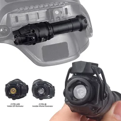 Linterna táctica KIJI K1 1300 lúmenes IR 850nm para arma