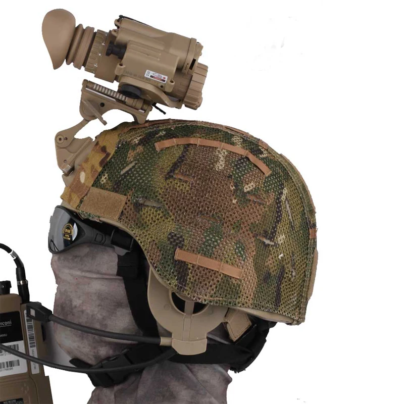 Emersongear-funda táctica para casco MICH para 2000 2001 2002, tela de malla, Airsoft, caza al aire libre, tiro, deporte, senderismo, 11,11 ventas - imagen 3