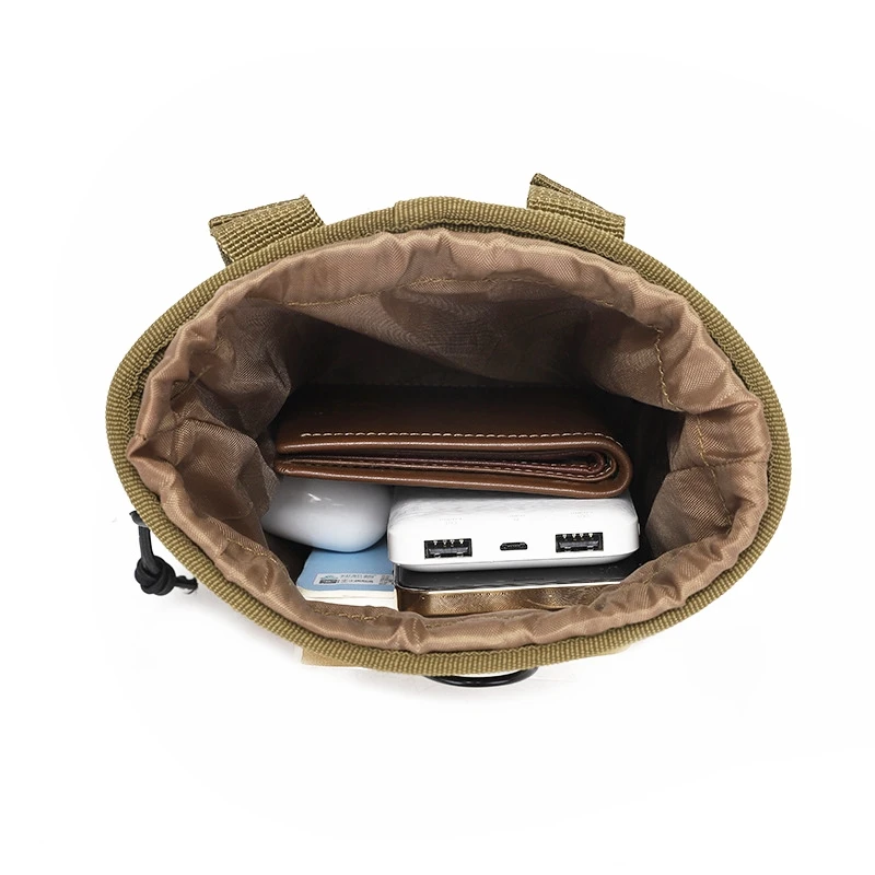 Bolsa de basura táctica Molle con cordón, bolsa de munición, bolsa de recuperación de tiro de caza, riñonera - imagen 5