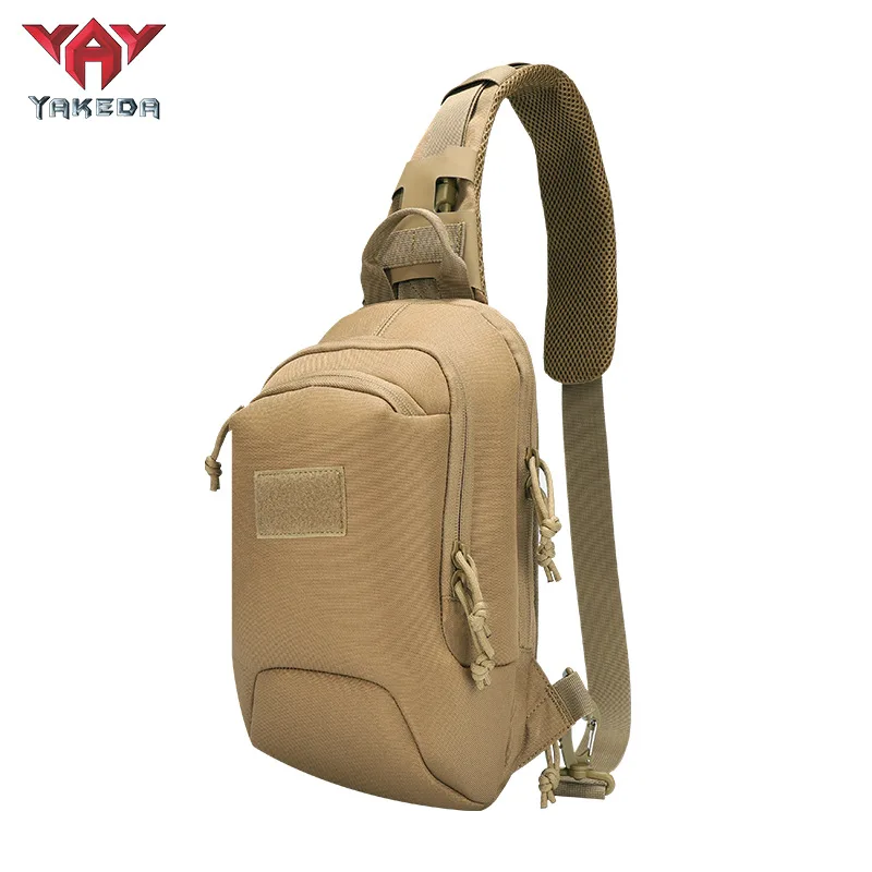 Mochila táctica YAKEDA, bolsa de pecho táctica para exteriores, bolso de hombro portátil multifuncional, bolso cruzado, bolsa de pecho para pistola oculta - imagen 4