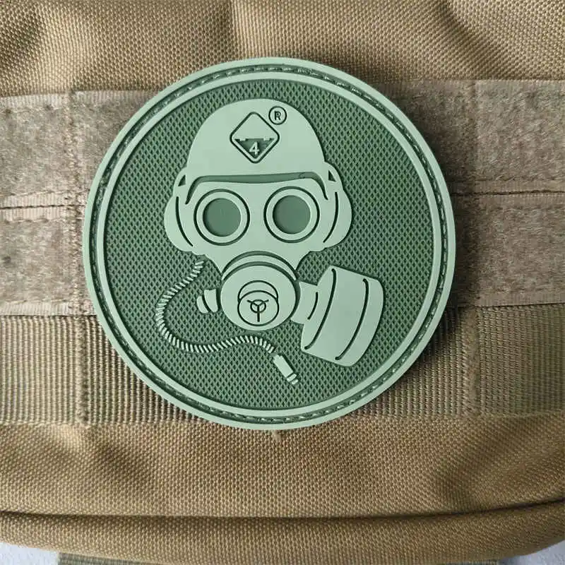 Parche de PVC 3D de calavera para chaleco táctico, sombreros con gancho y bucle, insignia de moral, mochila militar, pegatinas decorativas, parches para brazalete para ropa - imagen 5