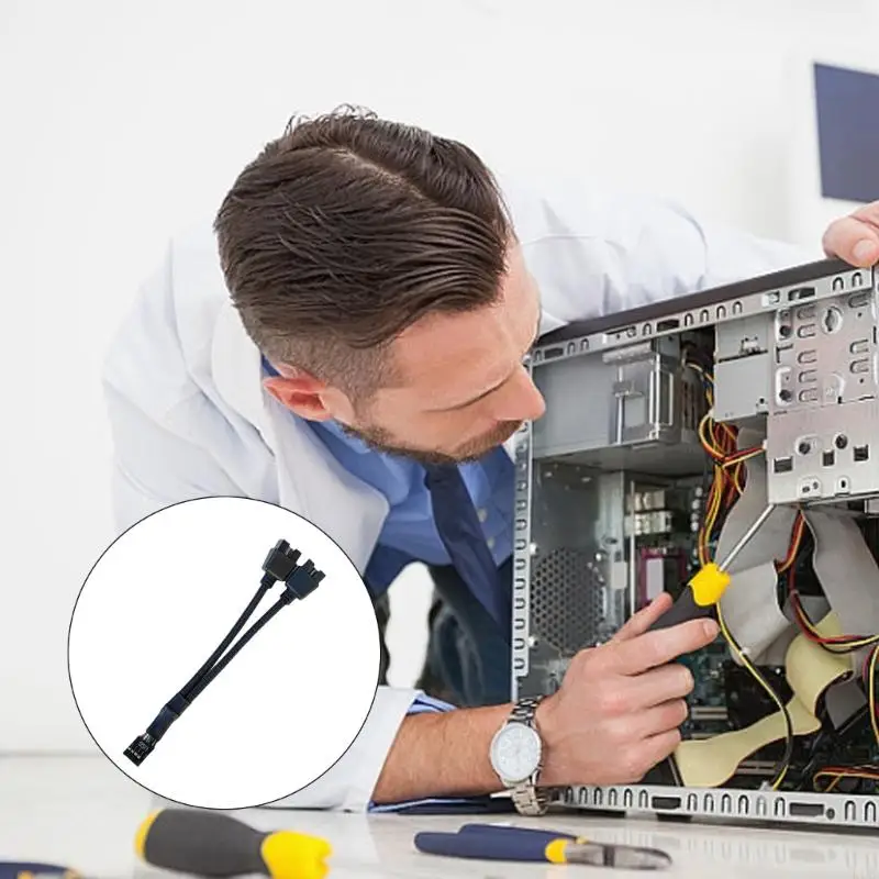 9pin USB2.0 Interferencias cable divisoras Resistente Nylon Nylon Broided PC Extensión K1KF - imagen 3