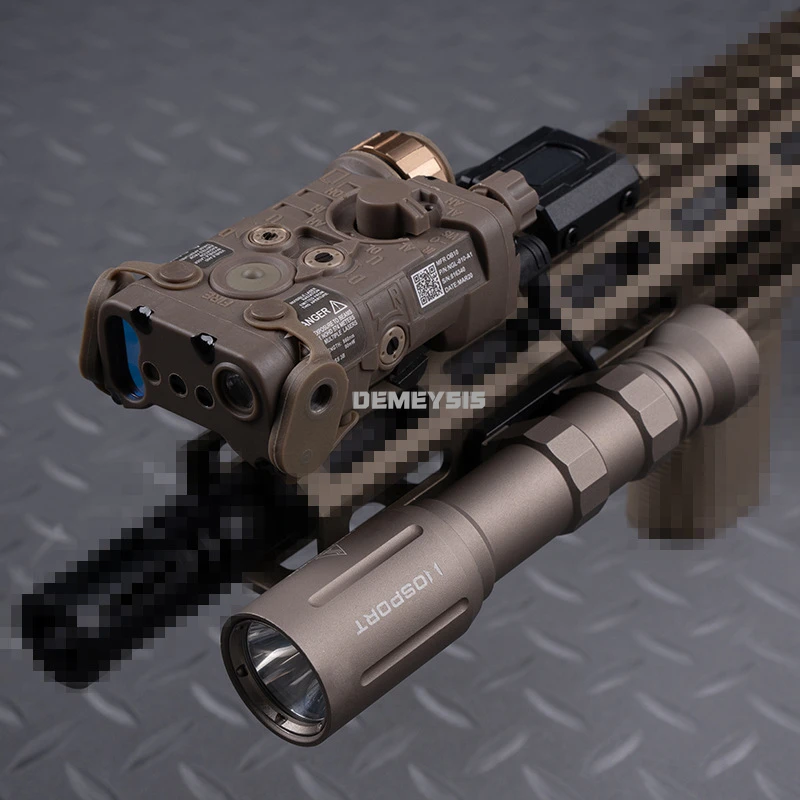 Linterna táctica explorador luz Rifle caza linterna LED tiro al aire libre Paintball Airsoft arma luz con caja protectora - imagen 4