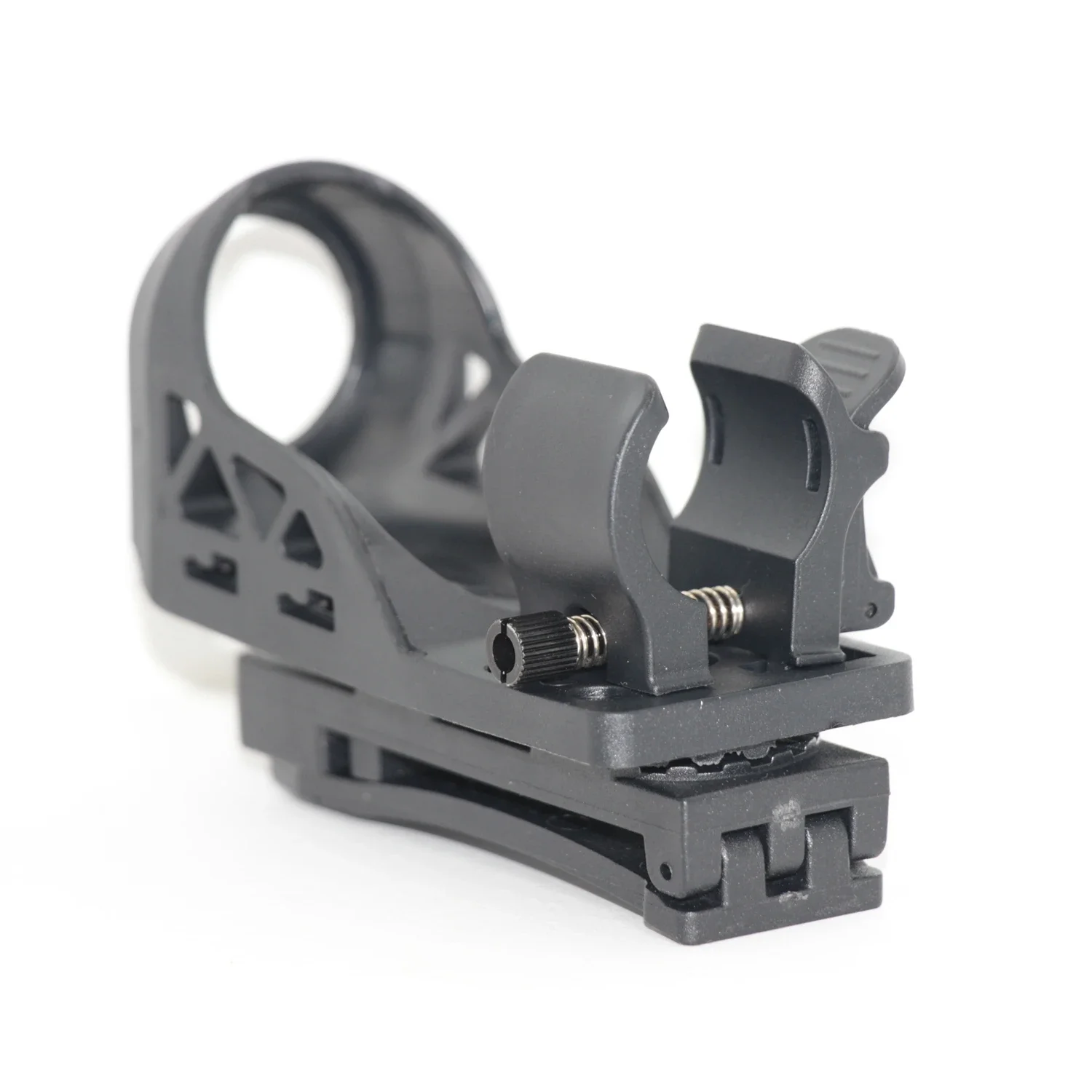 Funda para linterna, cinturón con palanca, sistema de bloqueo lateral, soporte giratorio para linterna, se adapta a accesorios tácticos Molle de 1 "-1,55" - imagen 5