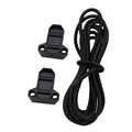 2Pcs-1m rope Black