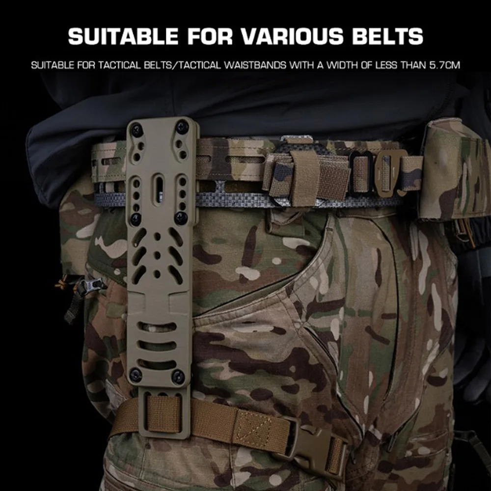 Adaptador de funda Modular de Metal 2,0 ajuste de posición multiagujero plataforma QLS caza combate Airsoft accesorios adaptadores de funda - imagen 5