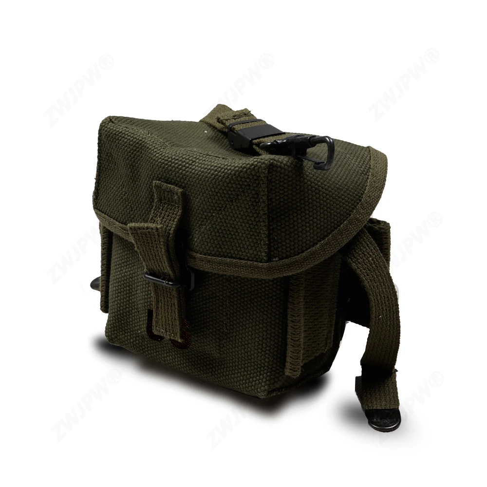 Bolsa M1956 de la Segunda Guerra Mundial, equipo de soldado estadounidense, bolsa de equipo de lona de soldado americano, paquete de equipo táctico, soldado de EE. UU. WW2 - imagen 3