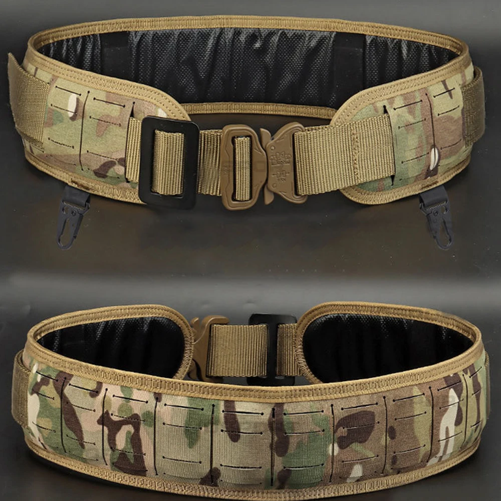 VULPO caza táctico cinturón acolchado pretina Molle patrulla cinturón Airsoft Paintball cinturón - imagen 4