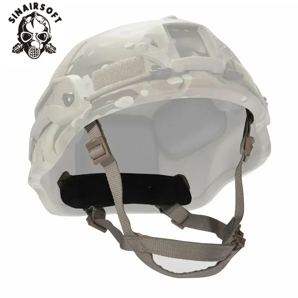 Sistema de retención de casco táctico, correa para la barbilla en forma de H para accesorios de casco MICH /ACH AF PASGT/M88 - imagen 4