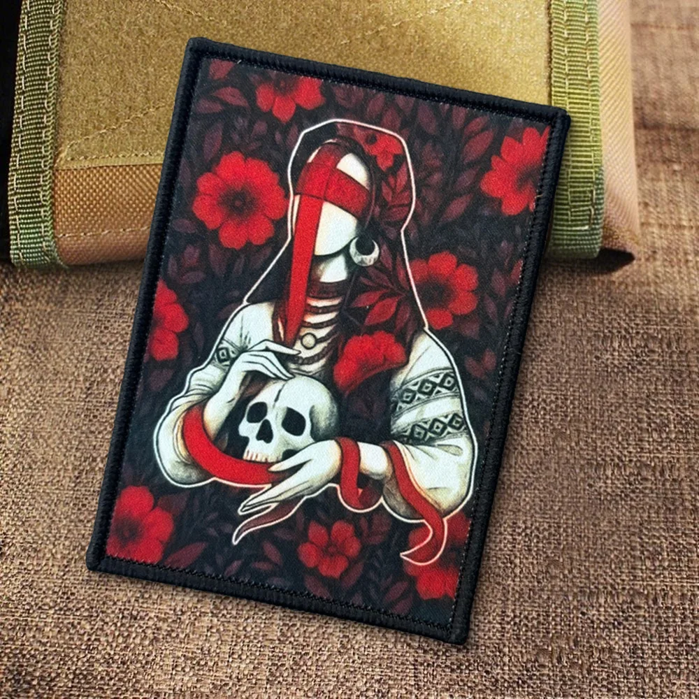 Parche táctico de estilo eslavo, parches de gancho y bucle de bruja, insignia de moral, brazalete del ejército militar, pegatinas para mochila - imagen 4