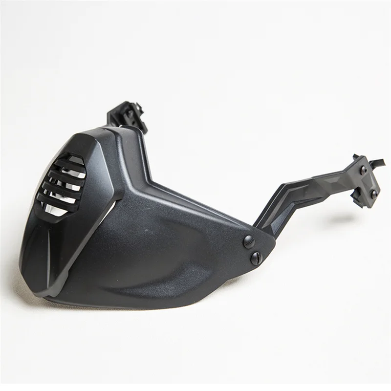 Dos tipos de máscara específica de riel de media cara para cascos: máscara con accesorio/máscara deslizante de riel de 20 mm específicamente para riel de casco SF - imagen 4