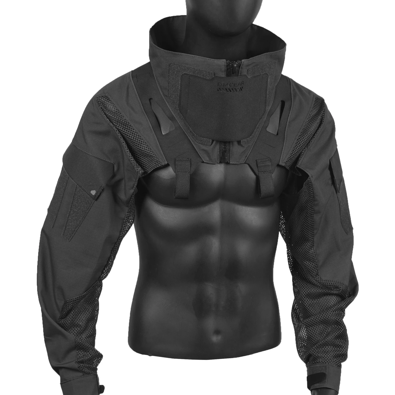 DMGear chaqueta táctica ropa de camuflaje trajes originales transpirables cómodas bolsas de pecho tácticas compatibles