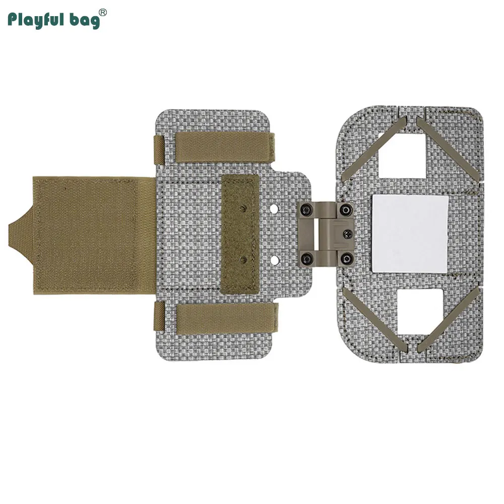 Chaleco táctico tablero de navegación soporte para teléfono móvil soporte Molle ligero Airsoft soporte para tablero de teléfono al aire libre NA86 - imagen 4