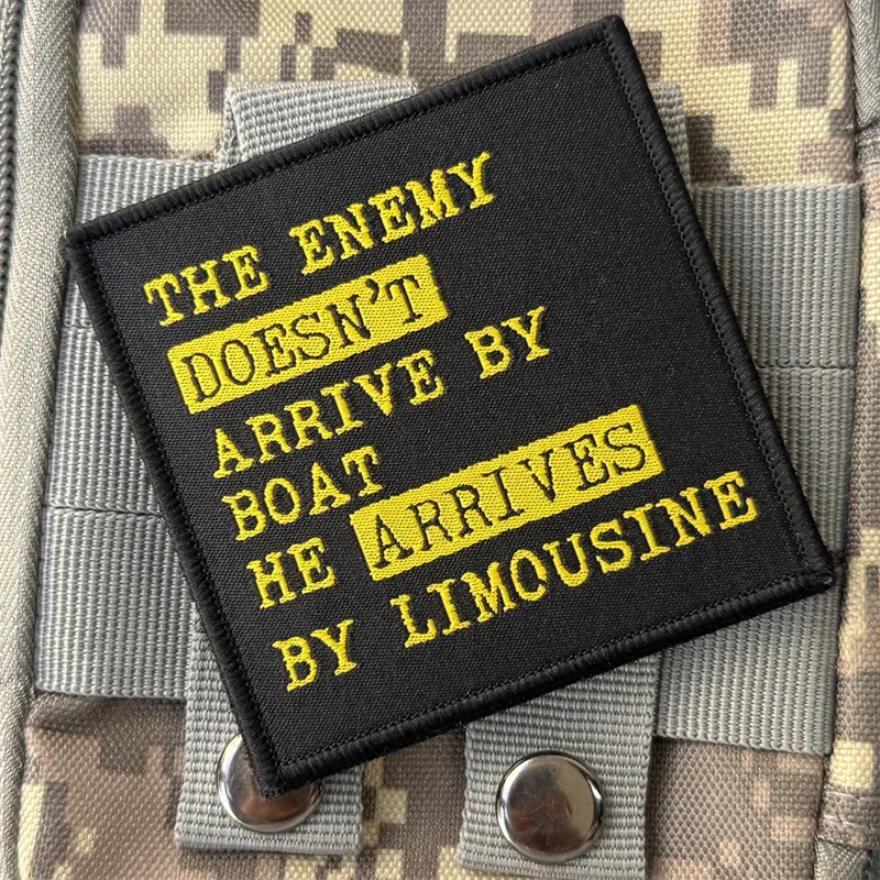 Parche táctico Punk, insignia con estampado de moral militar, gancho y bucle, mochila, ropa, accesorios decorativos, pegatina, brazalete - imagen 5