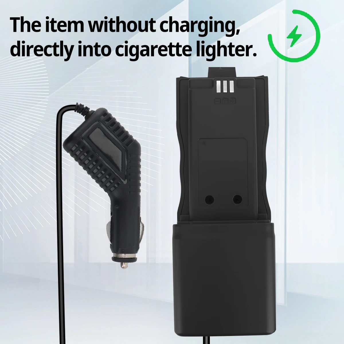 BAOFENG eliminador de batería adaptador de cargador de coche para BaoFeng AR-152 Radio Walkie Talkie accesorios reemplazo - imagen 5