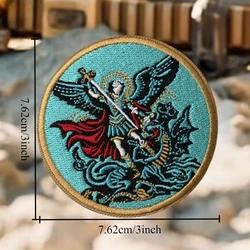 Chevron S. Michael – Parche moral cristiano para ropa y mochila