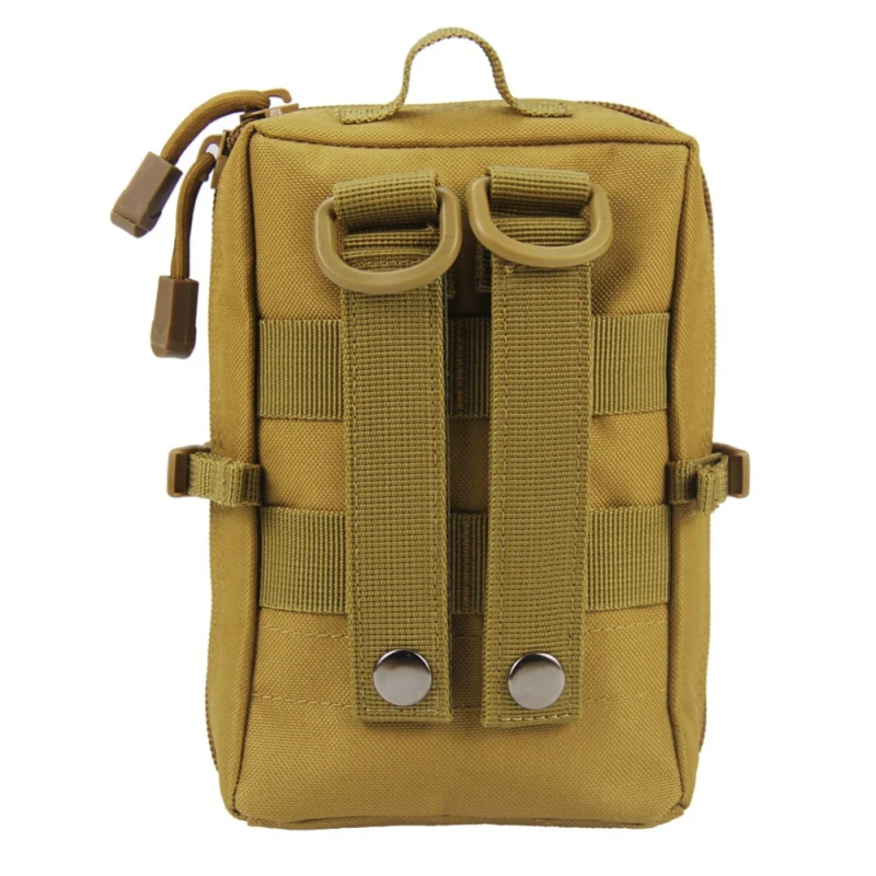Bolsa EDC para deportes al aire libre para hombres y mujeres, bolsa de soporte para teléfono, mochila de sistema MOLLE para acampar, senderismo, impermeable, bolsa de cintura utilitaria - imagen 2