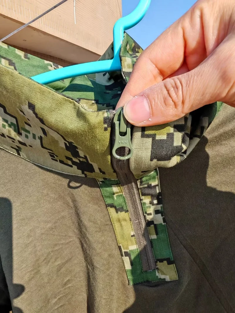 Camiseta Transpirable y Sudorosa De Nylon y Algodón De Colores Empalmada G3 - imagen 3