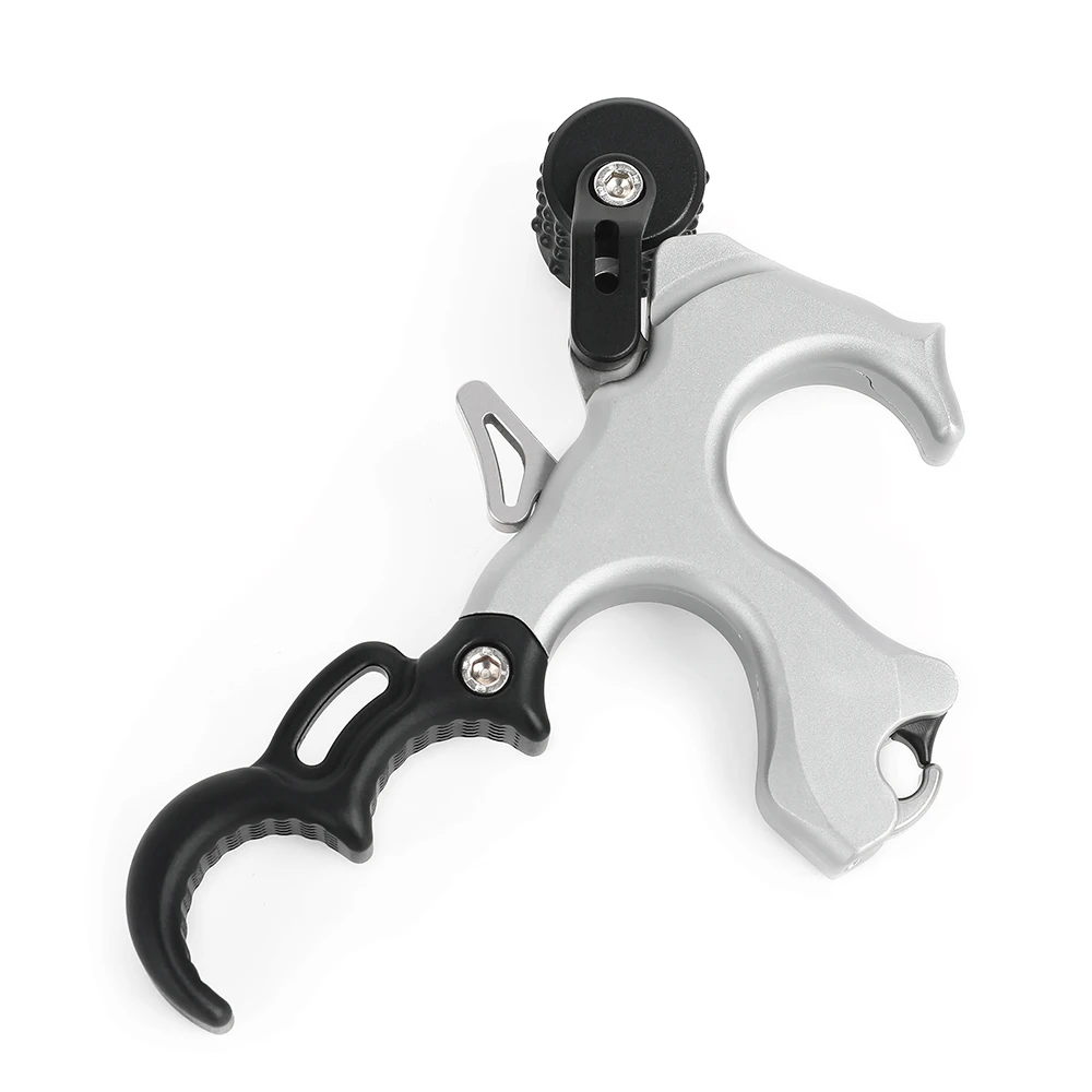 Liberación de arco de 3/4 dedos, mano izquierda/derecha, liberación de arco compuesto ajustable, mandíbula Manual, tiro con arco, accesorio de caza al aire libre - imagen 5