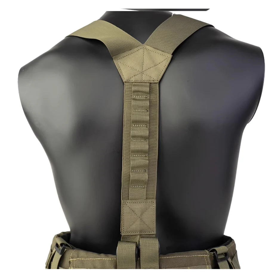 Tirantes de accesorios de caza, correa de hombro doble tipo Y para cinturón táctico - imagen 3