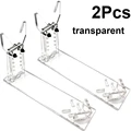 2Pcs Transparent