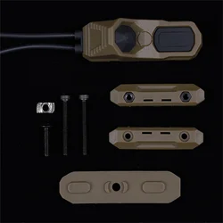 Interruptor Axon de presión táctica Airsoft, botón de Control remoto de doble función SF + enchufe trasero de 3,5 MM/2,5 MM, M300, M600, DBAL, PEQ, NGAL