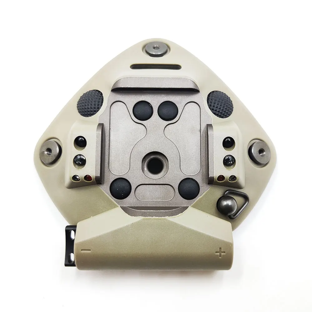 SOTAC Taktische LED-Beleuchtung Helmhalterung Rot Blau IR-Licht Langer heller Stroboskophelm Getrockneter Tintenfisch Jagdzubehör - imagen 5