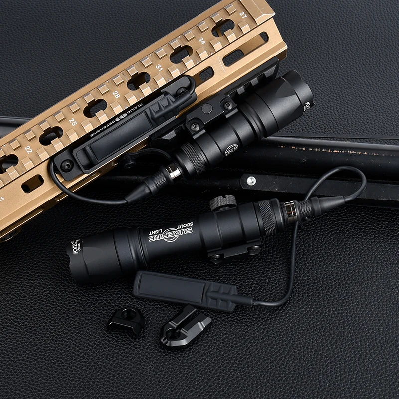 SureFir-interruptor de almohadilla de presión M300 M600, accesorio de linterna táctica, interruptor CNC de Metal, montaje en Panel, sistema de riel MLOK Keymod - imagen 4