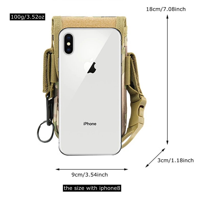 Bolsa táctica MOLLE multifunción para móvil y accesorios - imagen 4