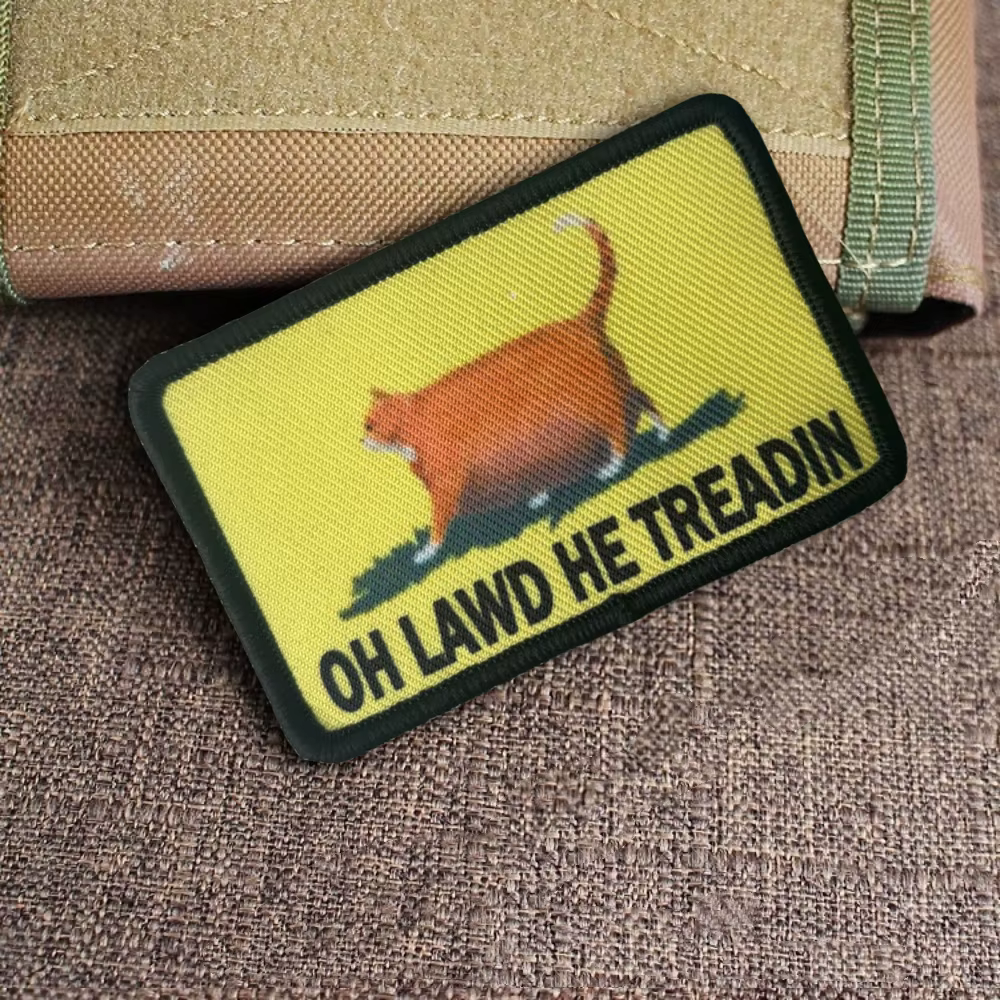 Parche táctico velcro gato gordo – Insignia militar morale